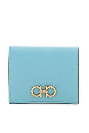 Salvatore Ferragamo Gancini Plaque Compact Wallet