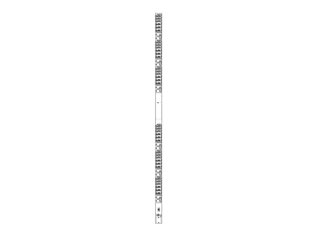 Server Technology PRO3X Switched POPS PDU C3WG36RL-DQJE2MT2 - Power distribution unit (rack-mountable) - AC 208 V - 17.3 kW -