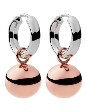 Shayla Rose Gold Ball Charm Earring E5103