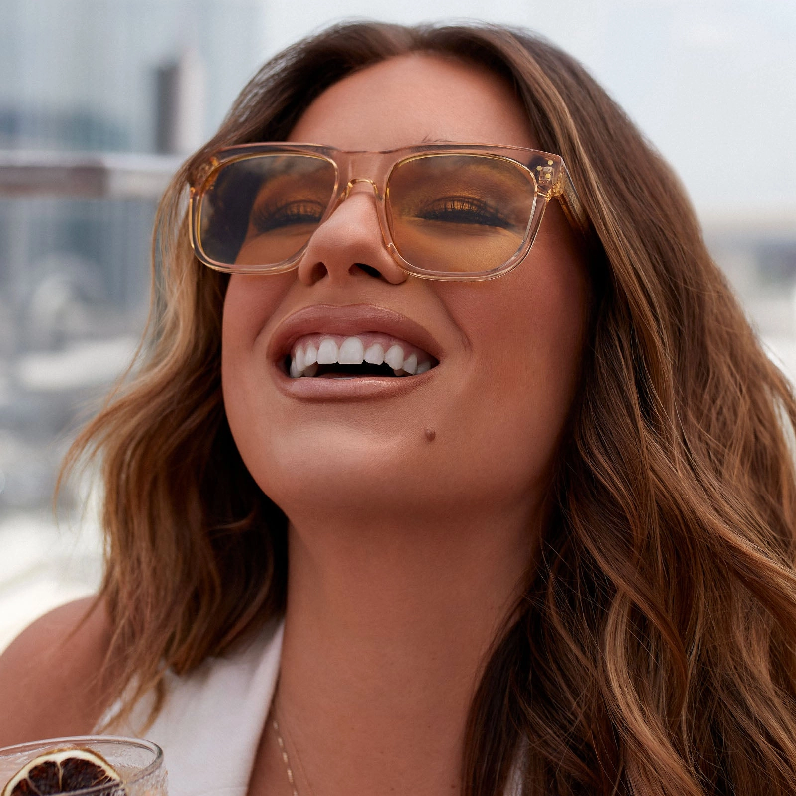 SICILY - HONEY CRYSTAL   HONEY BEE SUNGLASSES