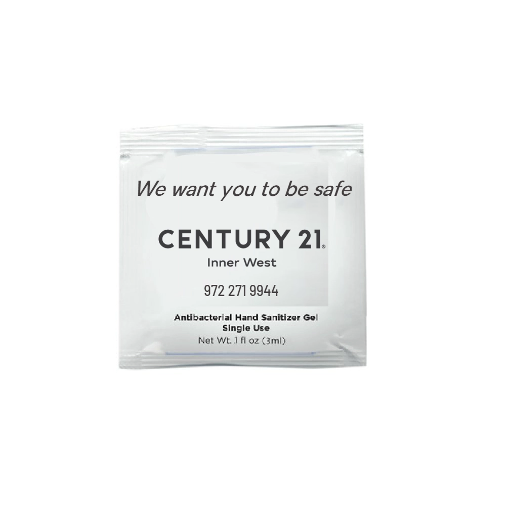 Single Use Gel Sachet - With Your DBA Logo