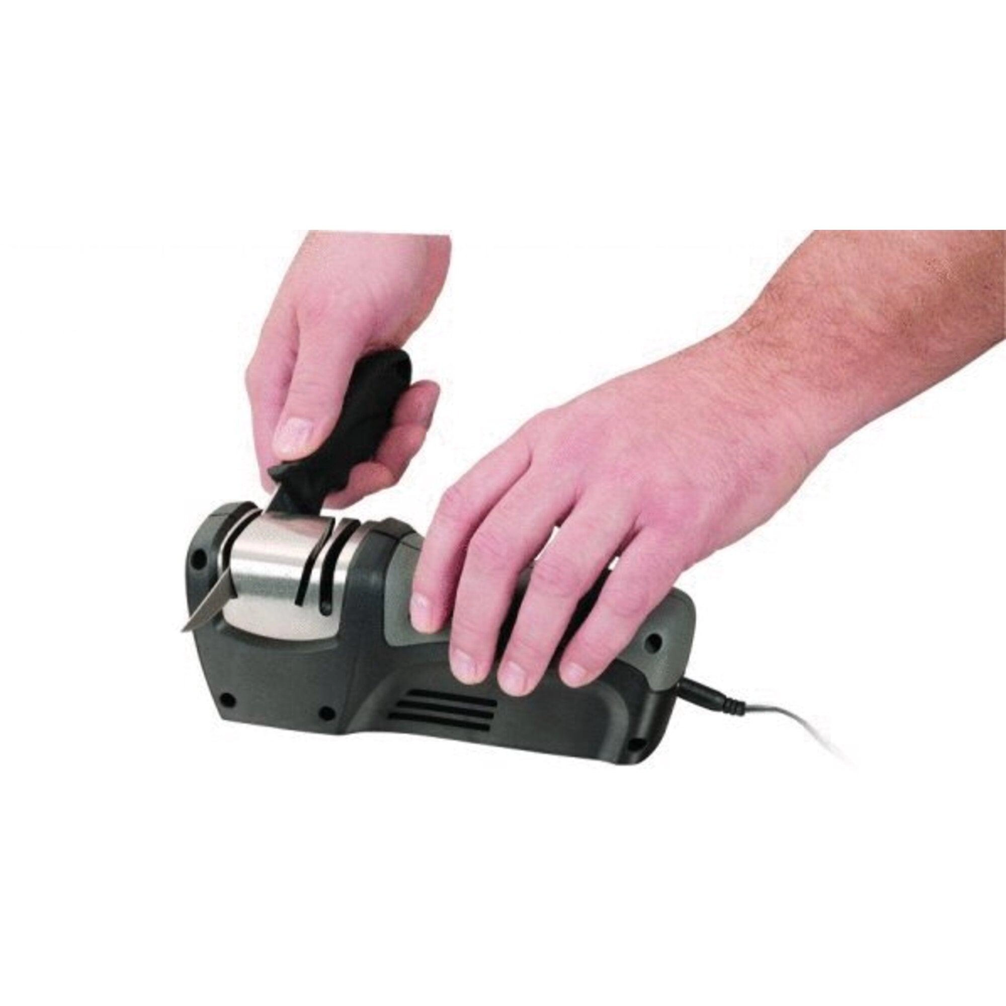 Smith's Electric Knife Sharpener - Edge Pro Compact 120V/60Hz Rubber Handle | 50005