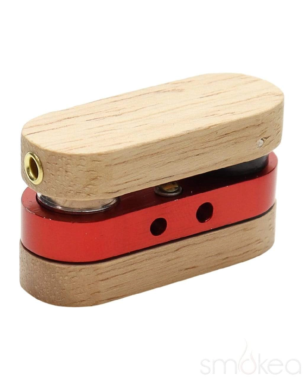 SMOKEA Rotatable Wood Pocket Pipe