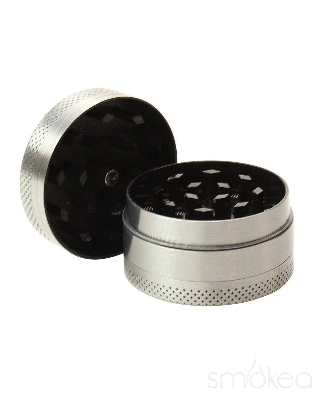 SMOKEA Silver Leaf 1.5" 3pc Grinder