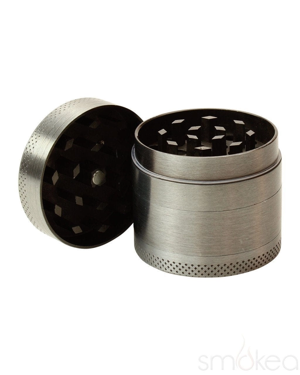 SMOKEA Silver Leaf 1.5" 4pc Grinder