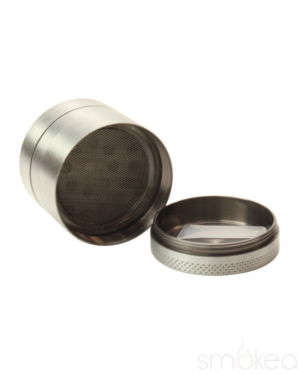 SMOKEA Silver Leaf 1.5" 4pc Grinder