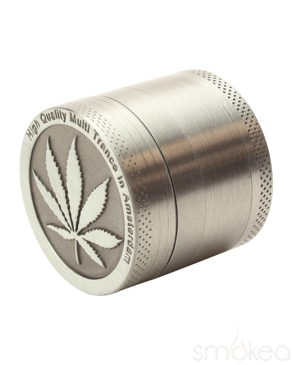SMOKEA Silver Leaf 1.5" 4pc Grinder