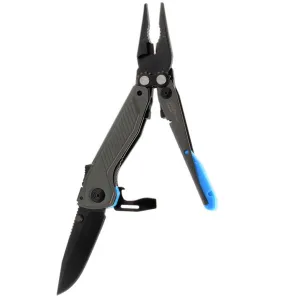 SOG Pliers - Flash MT Black Oxide Steel Clip Point Blade with SS Handle | 29-55-02-41