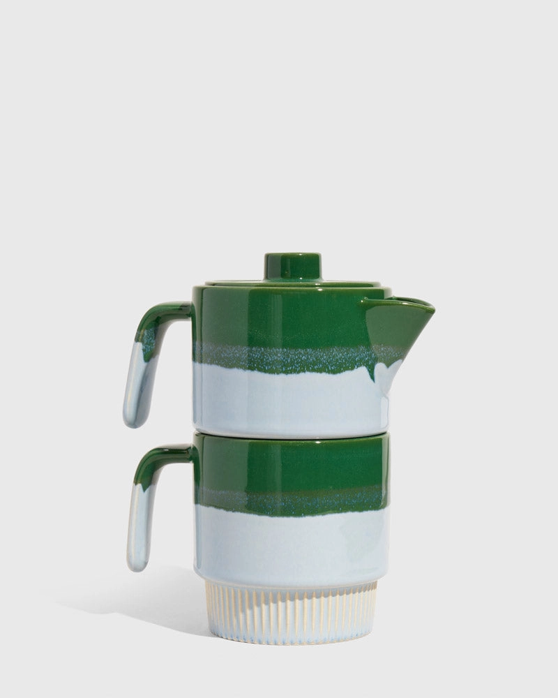 Stackable Stoneware Tea Pot