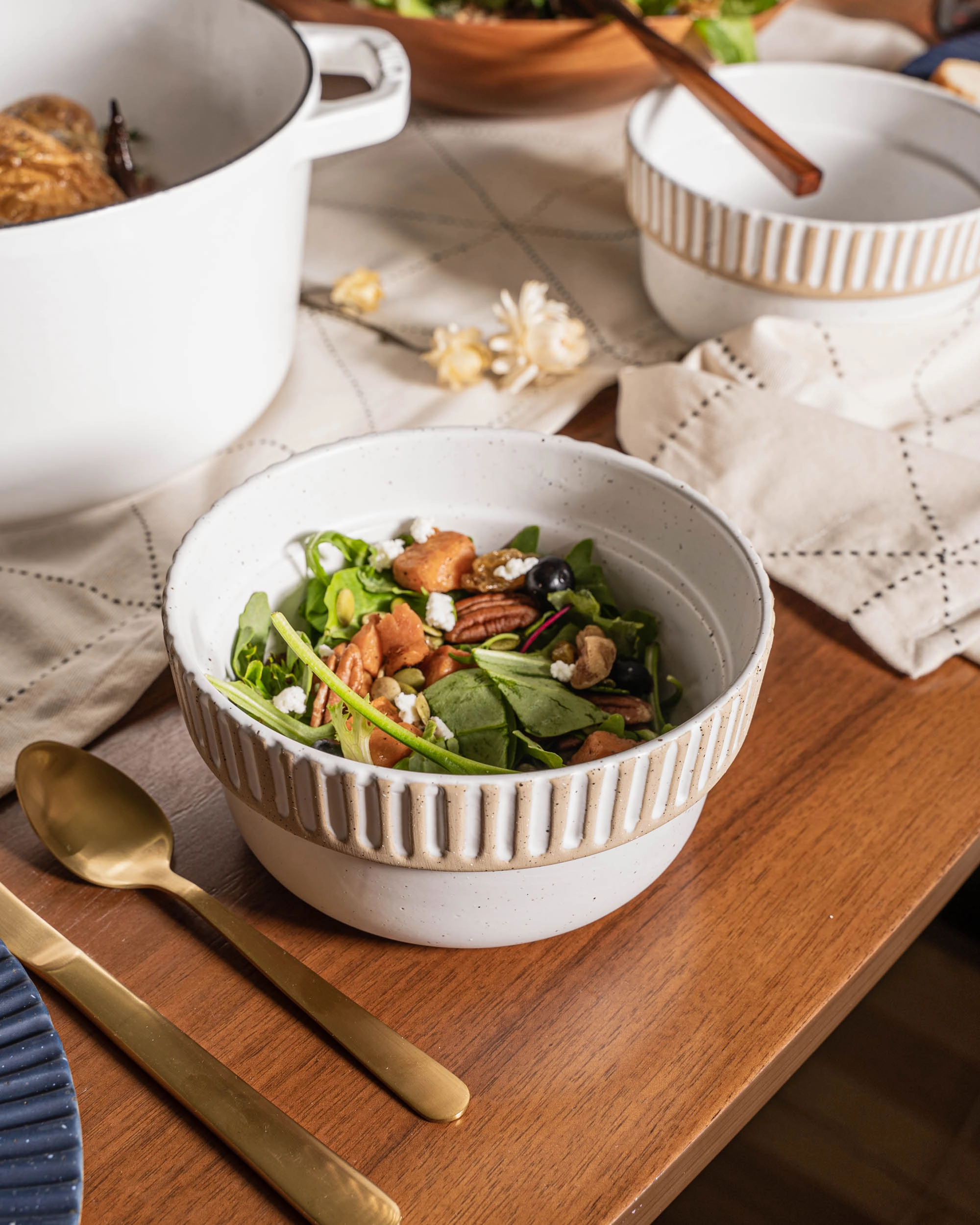 Stoneware Stackable Bowl
