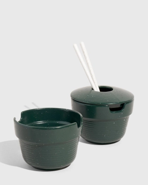 Stoneware Stackable Noodle Bowl Set