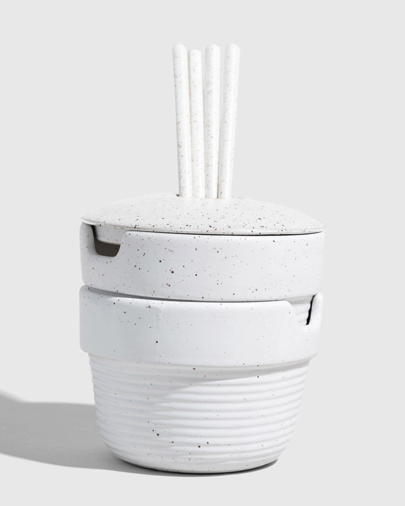 Stoneware Stackable Noodle Bowl Set
