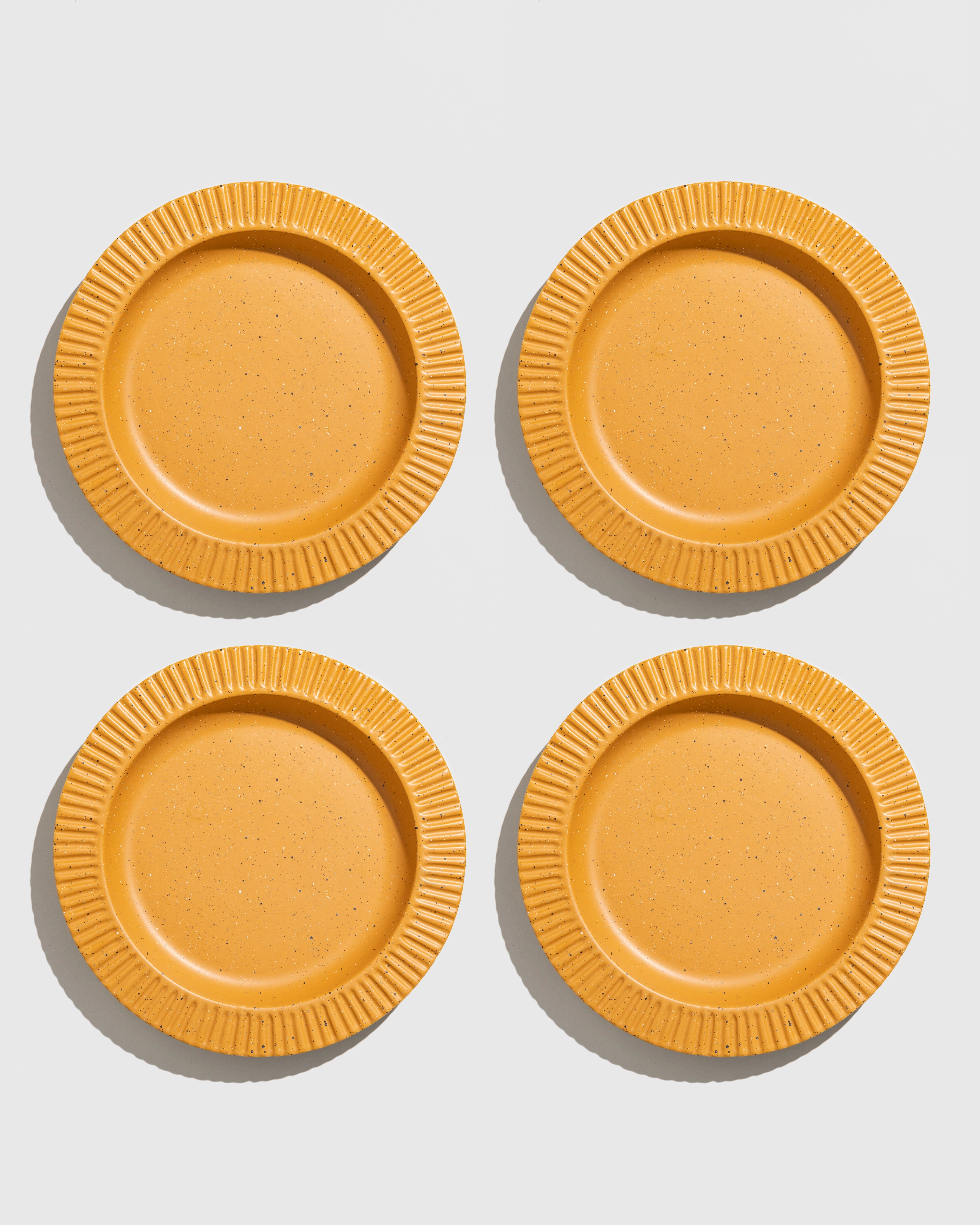 Stoneware Stackable Plate - Set of 4