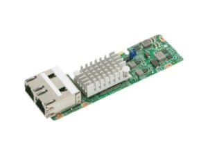 Supermicro AOC-CTGS-i2T - Network adapter - PCIe 3.0 x4 low profile - 10Gb Ethernet / FCoE x 2 AOC-CTGS-I2T-O