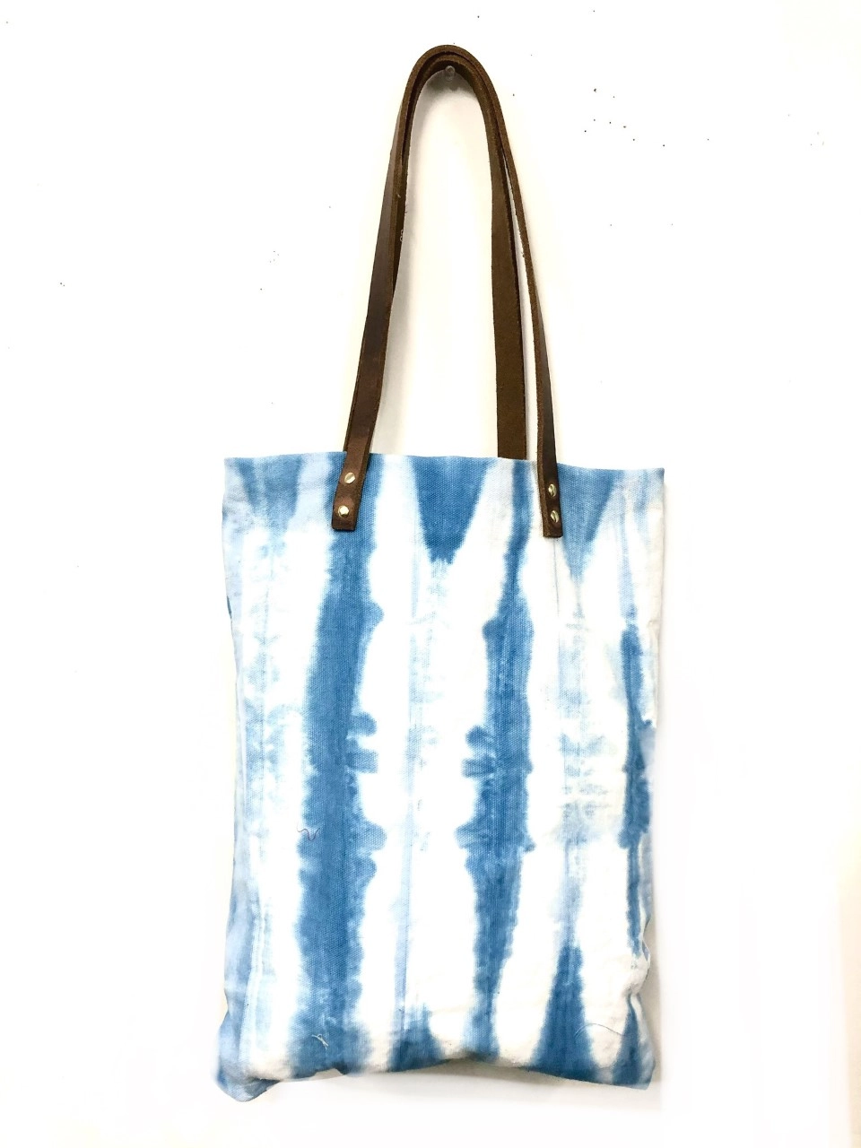 The Indigo Shibori tote