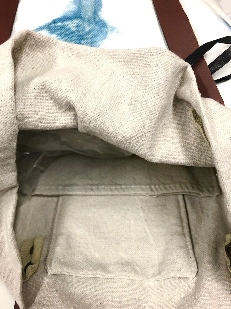 The Indigo Shibori tote