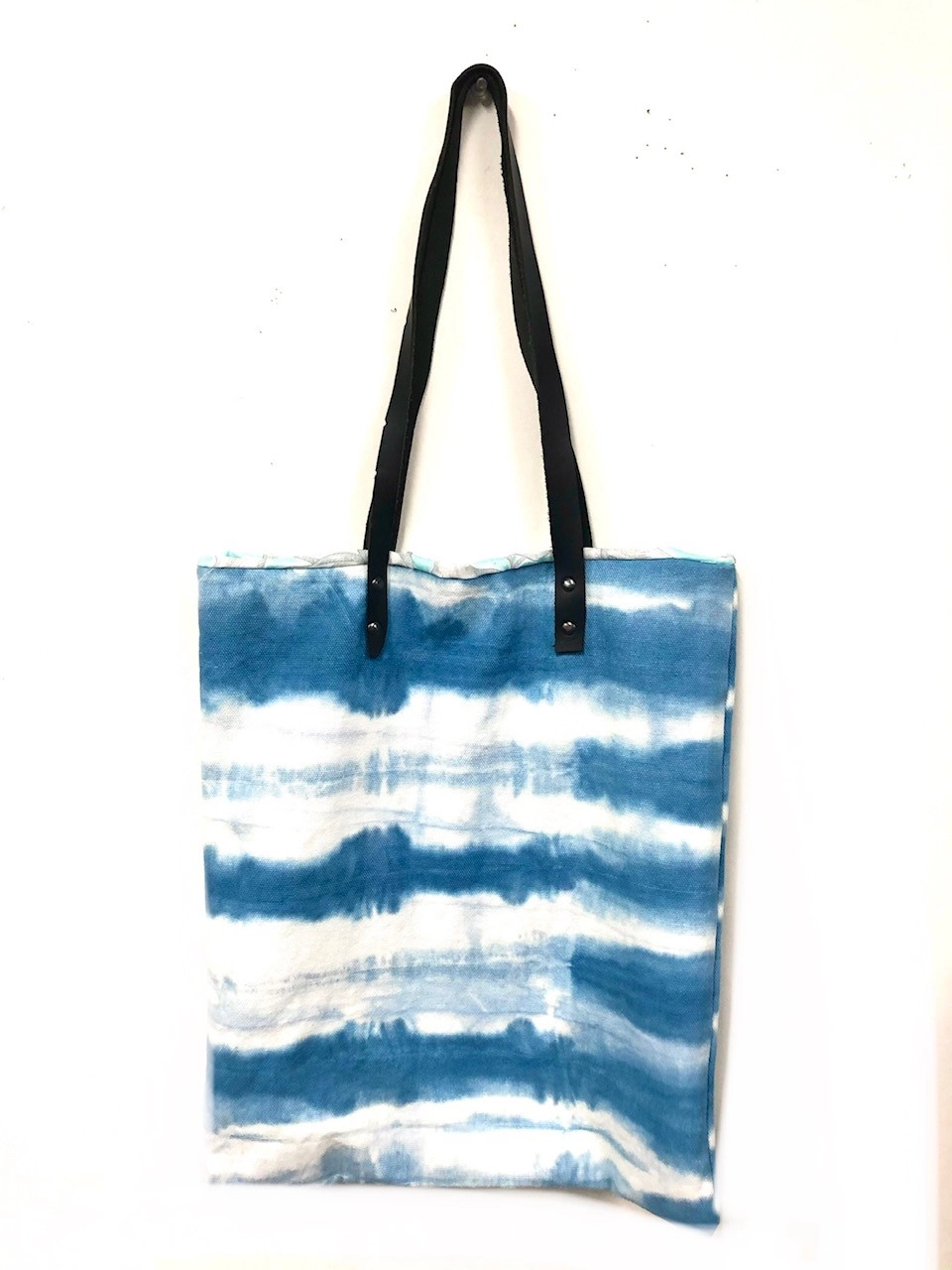 The Indigo Shibori tote