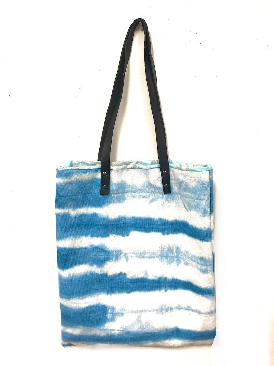 The Indigo Shibori tote