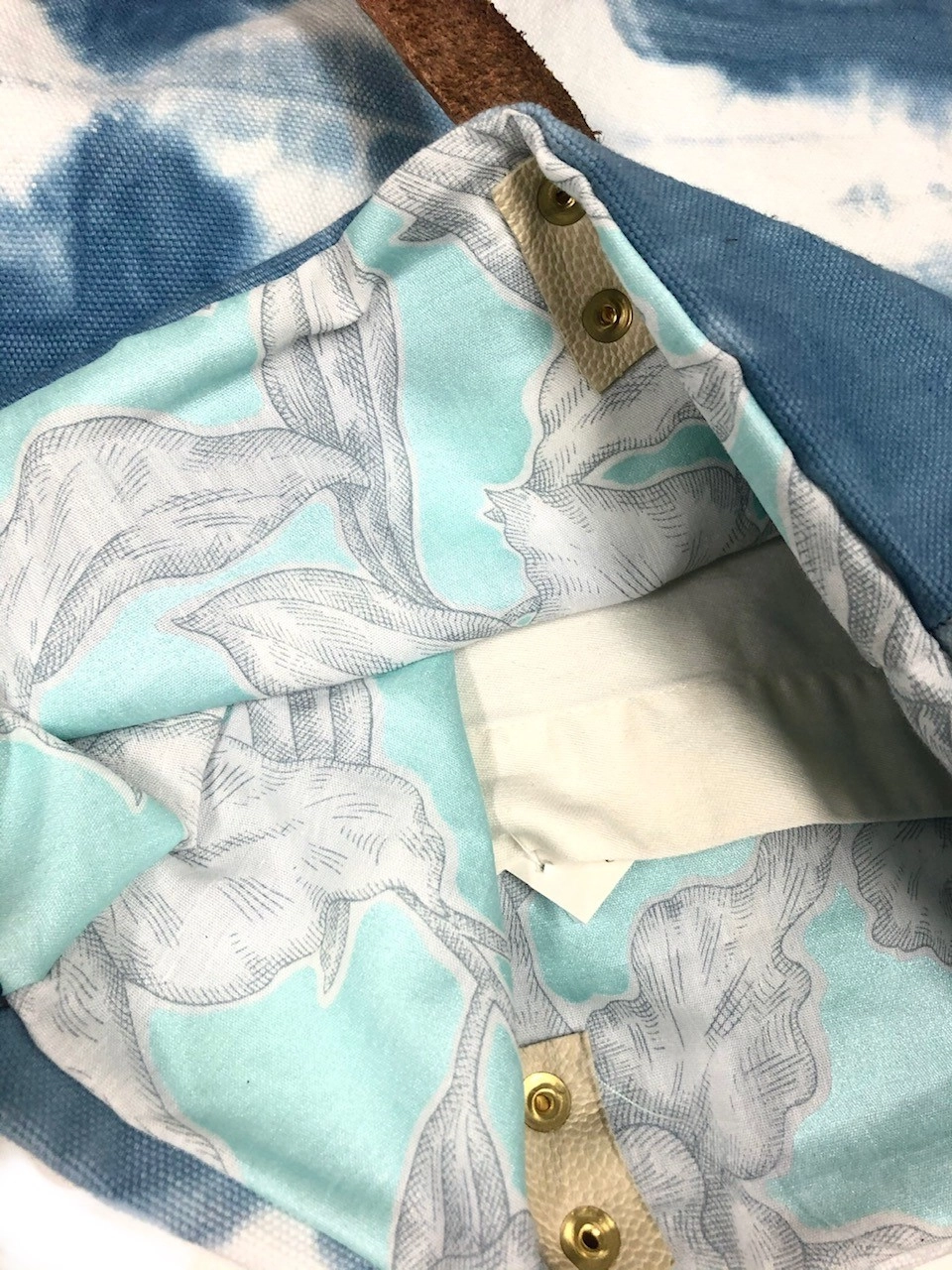 The Indigo Shibori tote