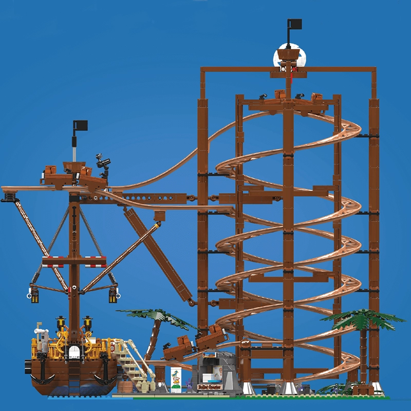 The Pirate Roller Coaster 2173pcs