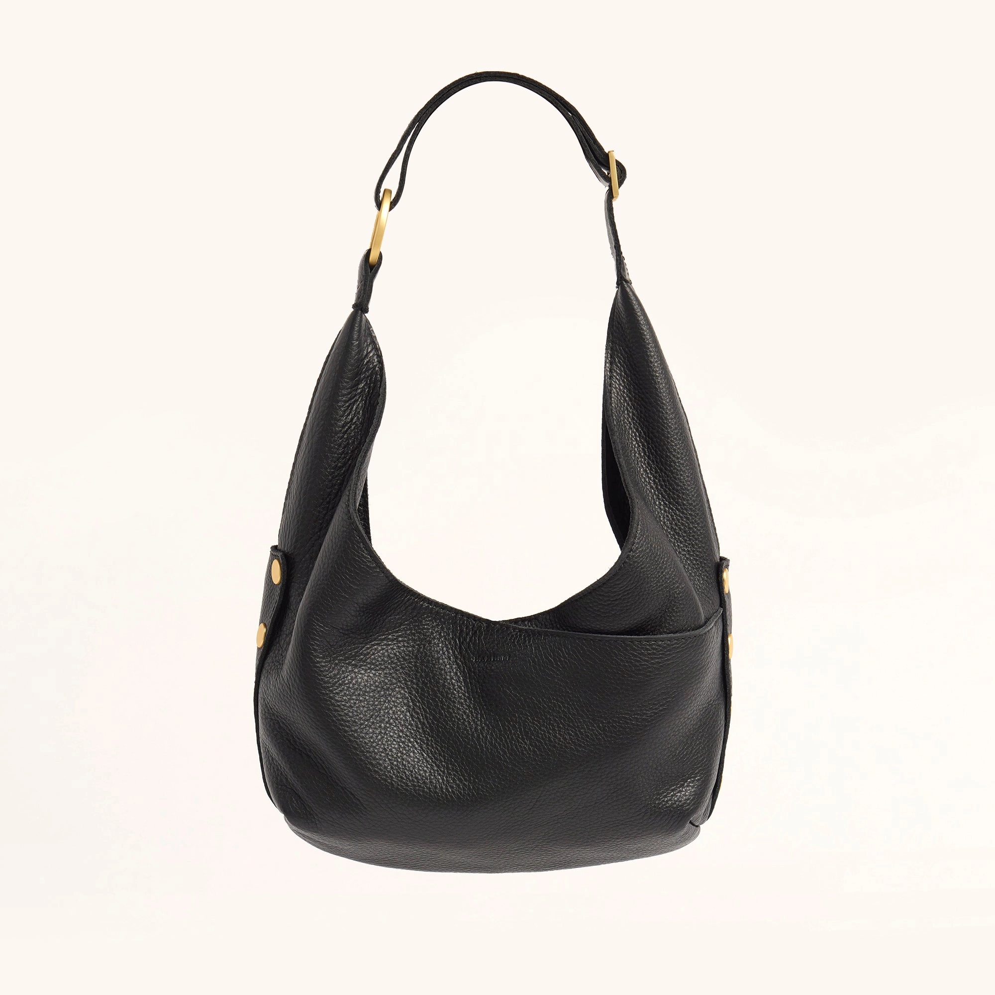Tom Zip | Black/Brushed Gold Red Zip | Med