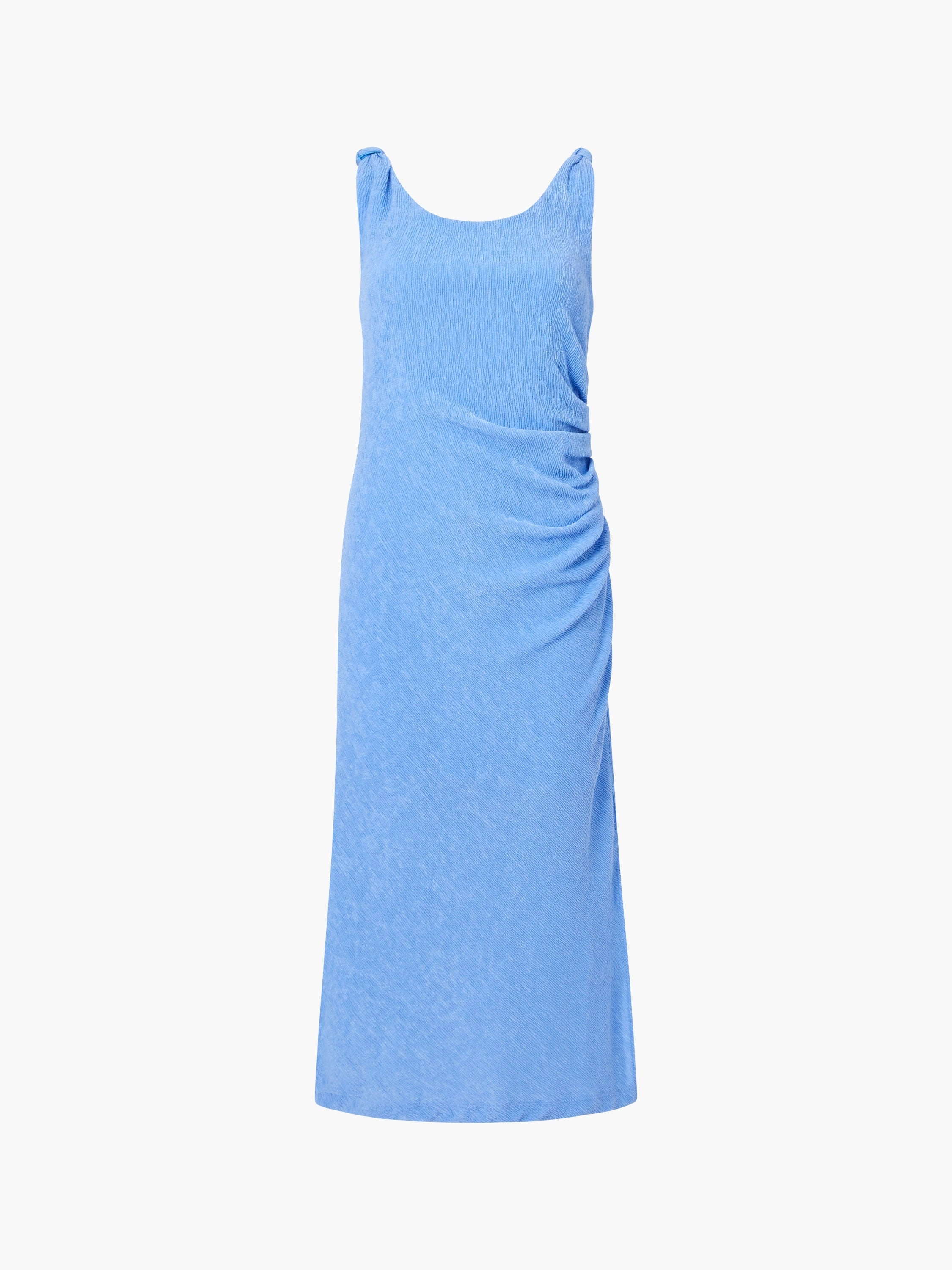 Trixie Textured Knot Strap Midi Dress