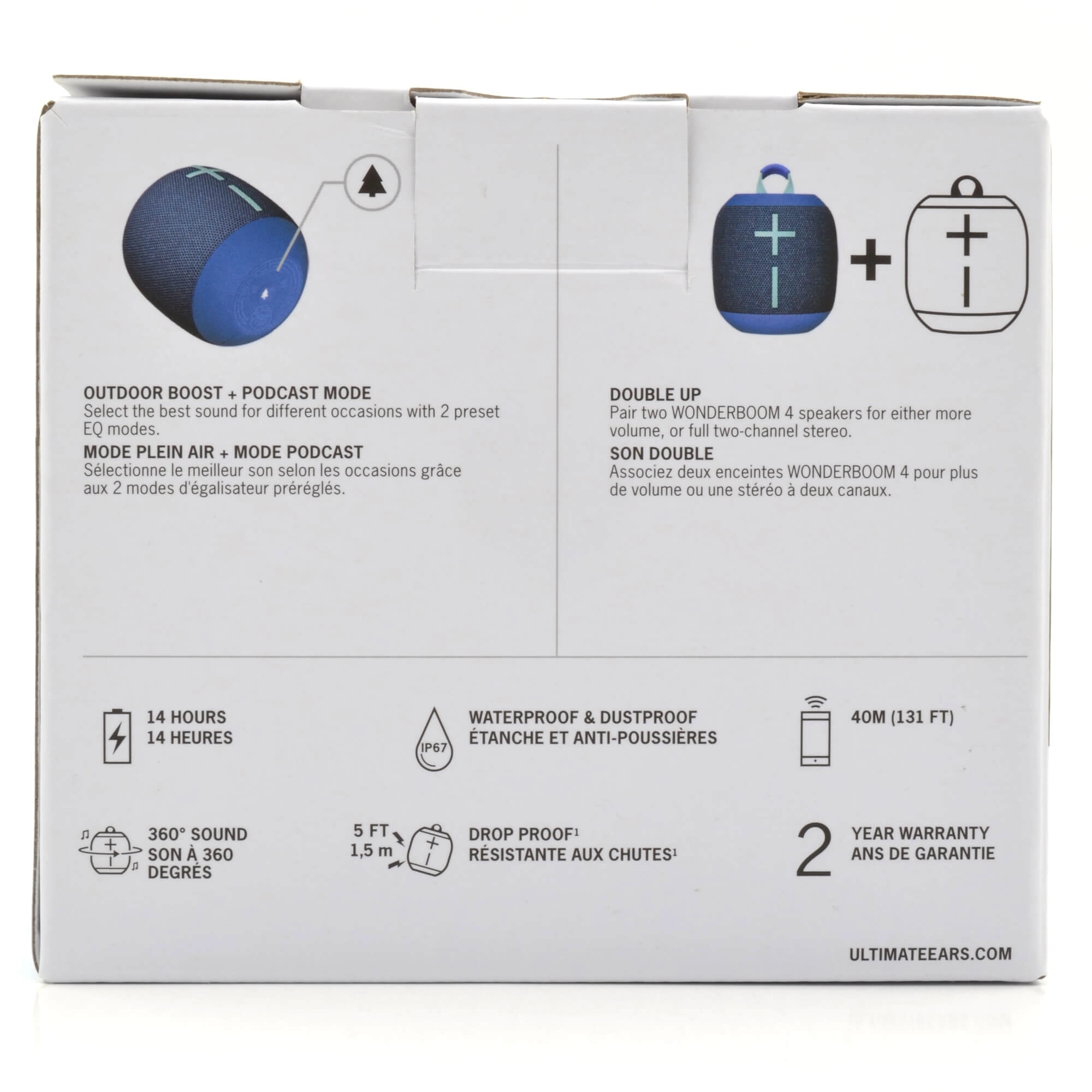 Ultimate Ears WONDERBOOM 4 Bluetooth Mini Speaker Cobalt Blue | 984-001877