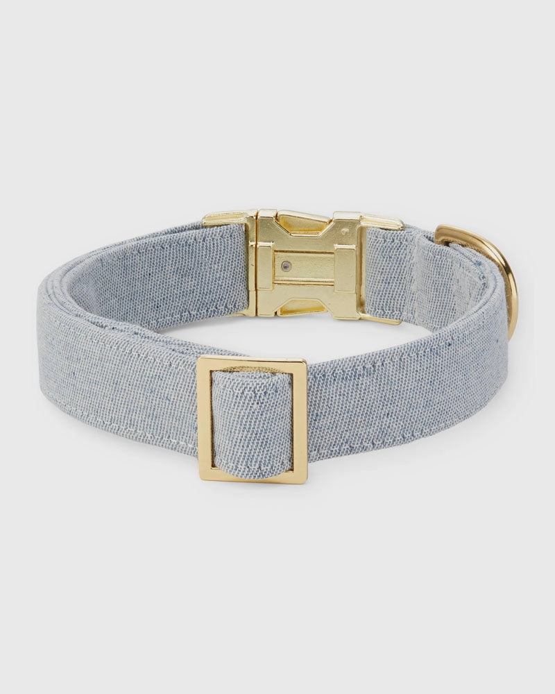 Upcycled Denim Dog Collar