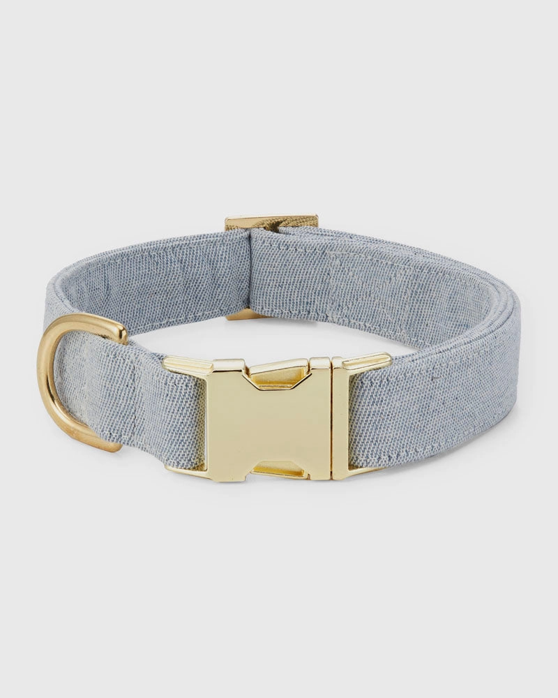 Upcycled Denim Dog Collar