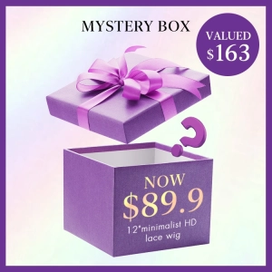 US Only | Mystery Box | VALUED $163 | 12 Inches Minimalist HD Lace Wigs