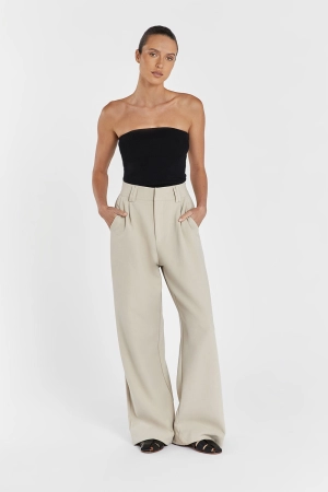 VERA BLACK KNIT BANDEAU TOP
