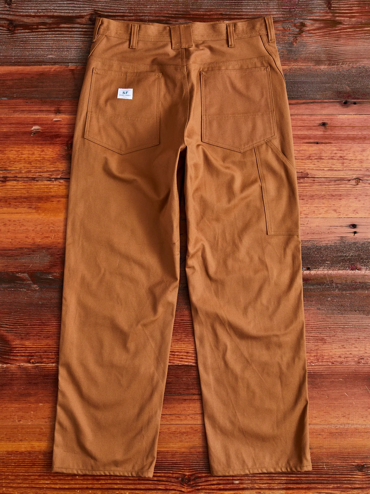 W Sprayer 5 Pants in Brown Duck Canvas