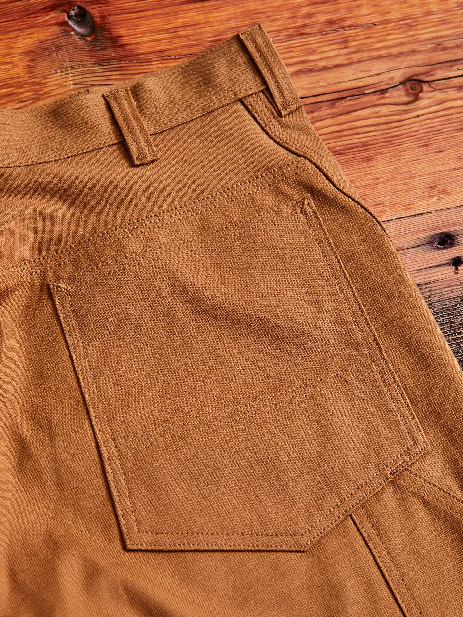 W Sprayer 5 Pants in Brown Duck Canvas