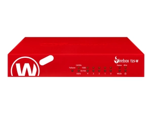 WatchGuard Firebox T25-W - Security appliance - with 1 year Total Security Suite - 5 ports - 1GbE - Wi-Fi 6 - 2.4 GHz, 5 GHz WGT26671
