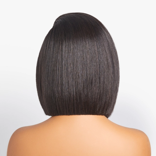 Weekly Special | Asymmetric Bob Minimalist HD Lace Glueless C Part Short Wig 100% Human Hair