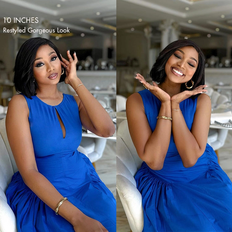 Weekly Special | Layered Cut Yaki Straight Left C Part Glueless Minimalist HD Lace Bob Wig Ready to Go
