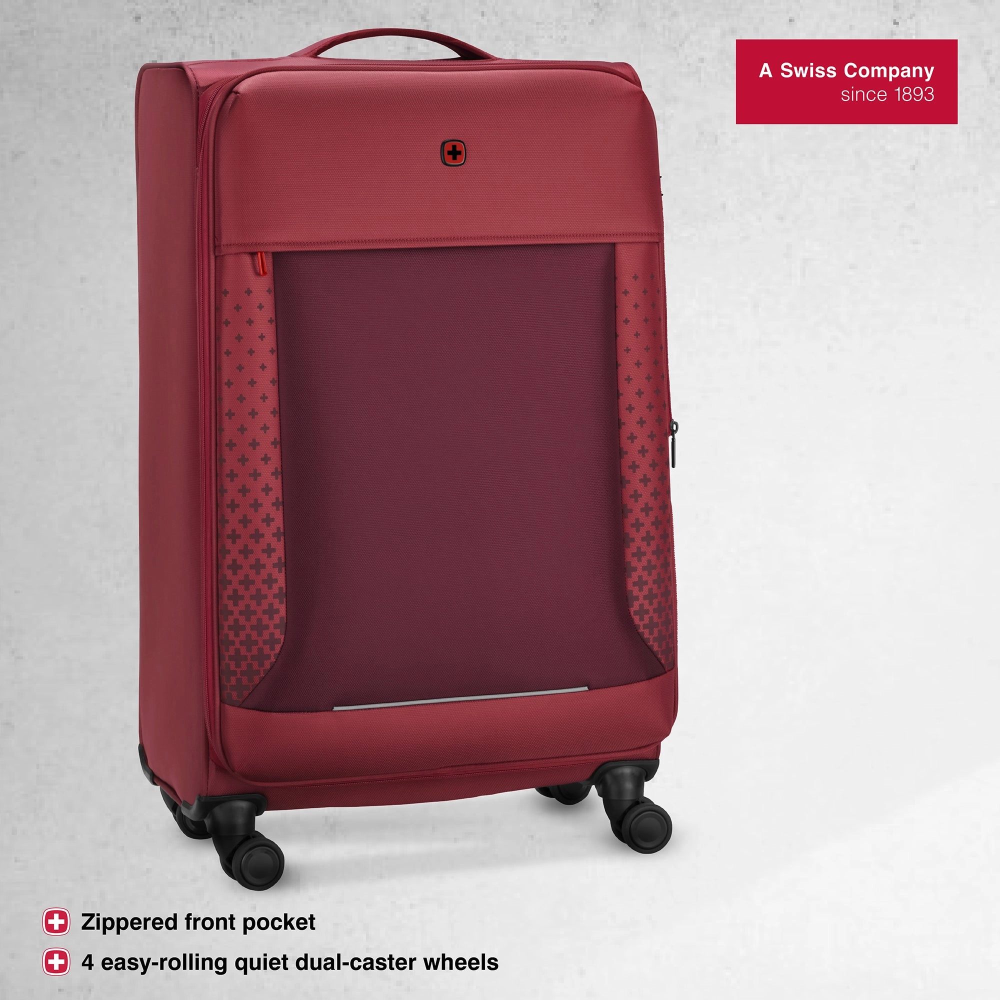 Wenger, Veric Medium Softside Case, Salsa, 66 Litres, Swiss designed