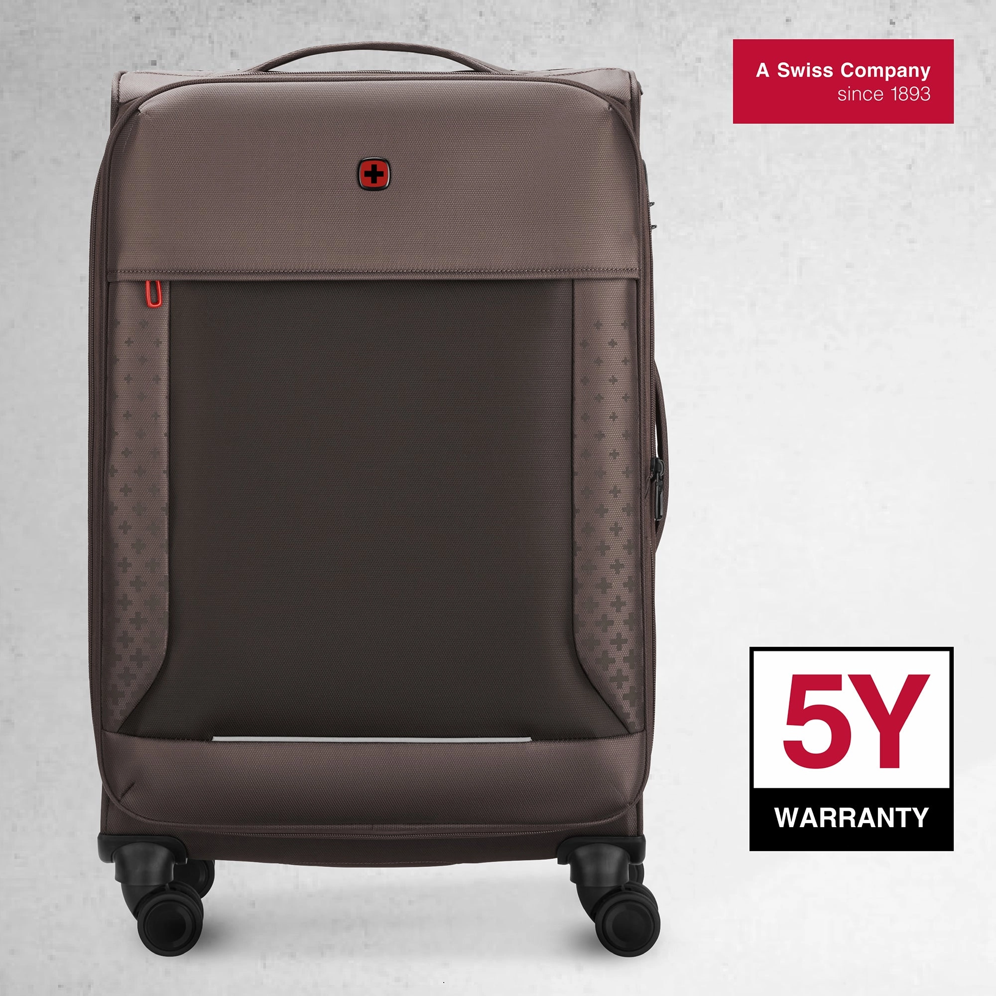 Wenger, Veric Medium Softside Case, Taupe, 66 Liters, Swiss designed-blend of style & function