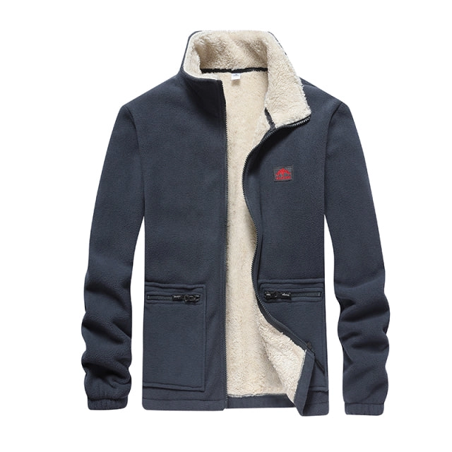 West Louis™ Autumn Stand Collar Windproof Fleece Jacket