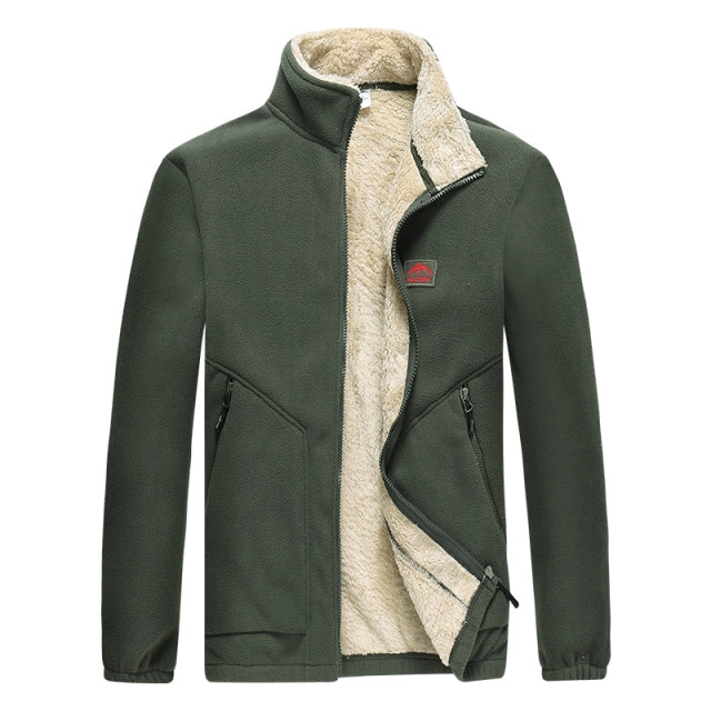 West Louis™ Autumn Stand Collar Windproof Fleece Jacket