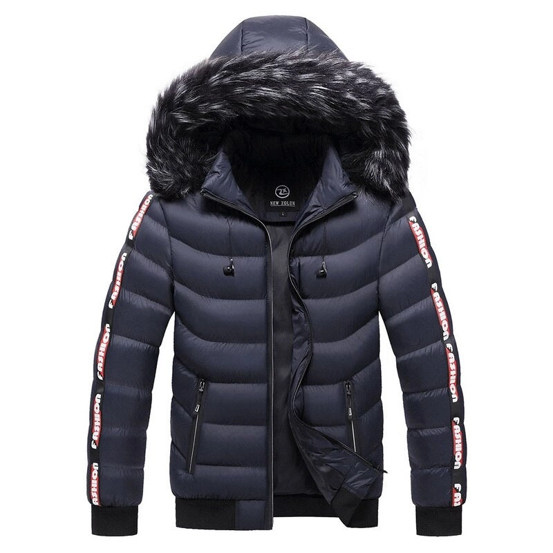 West Louis™ Parka Side Striped Thicken Jacket