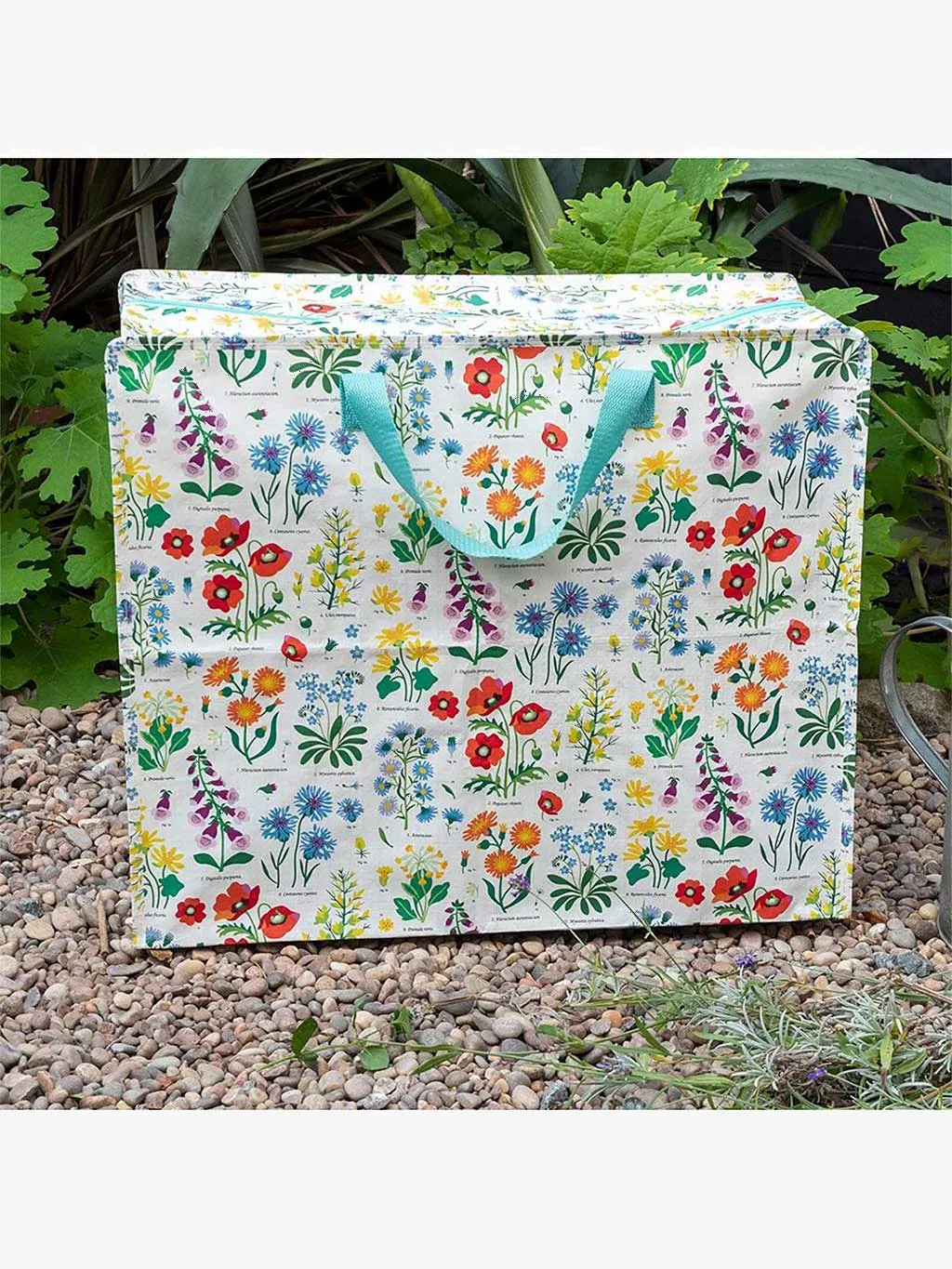 Wild Flowers Jumbo Storage Bag