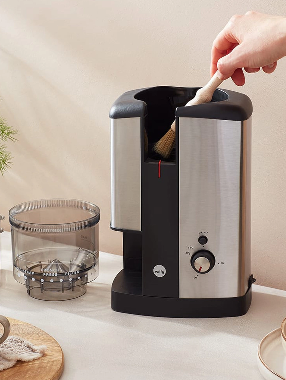 Wilfa Svart Coffee Grinder Silver