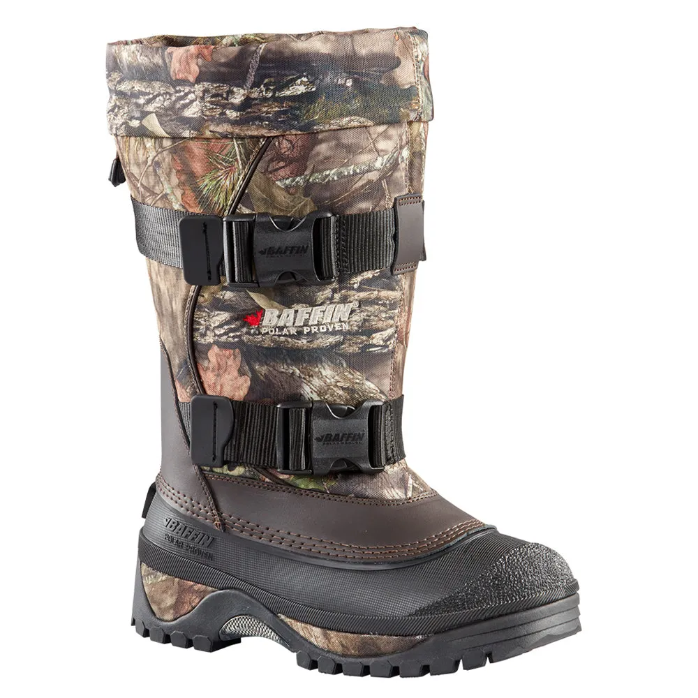 Wolf Camo Round Toe Snow Boots