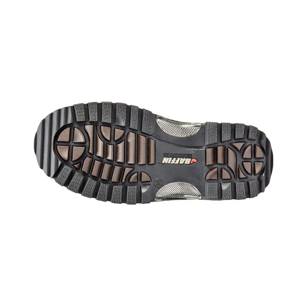 Wolf Camo Round Toe Snow Boots