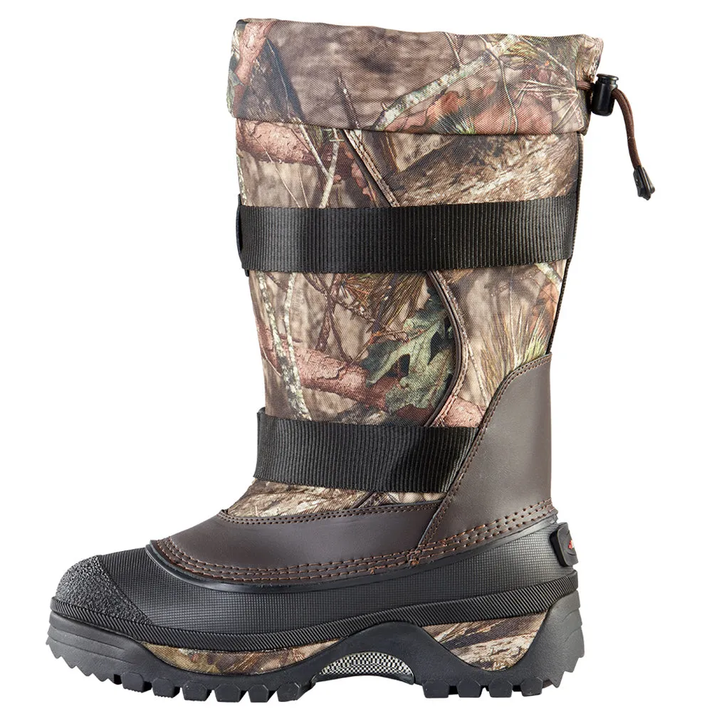 Wolf Camo Round Toe Snow Boots