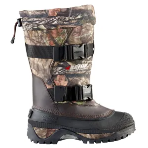 Wolf Camo Round Toe Snow Boots