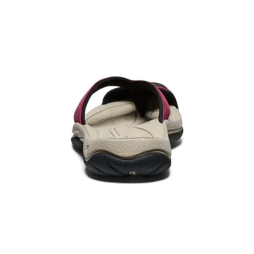 Women's Waimea Leather Flip-Flop  |  Beaujolais