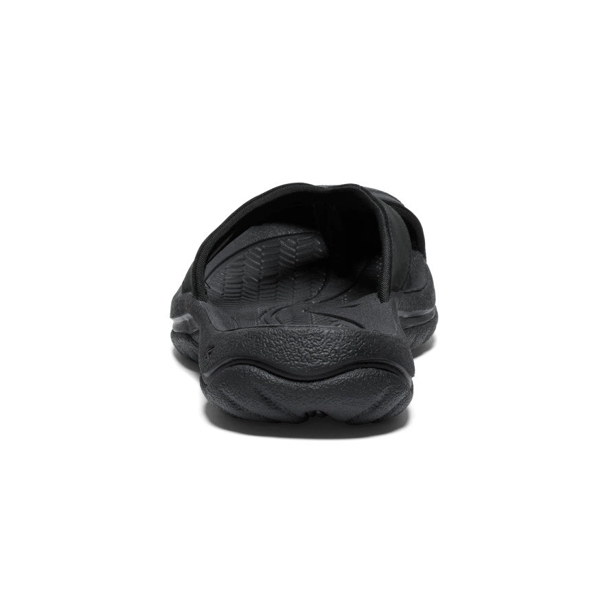 Women's Waimea Leather Flip-Flop  |  Black/Black
